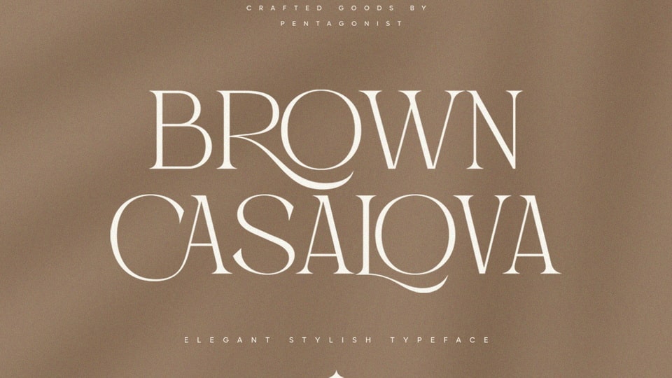 Brown Casalova Font