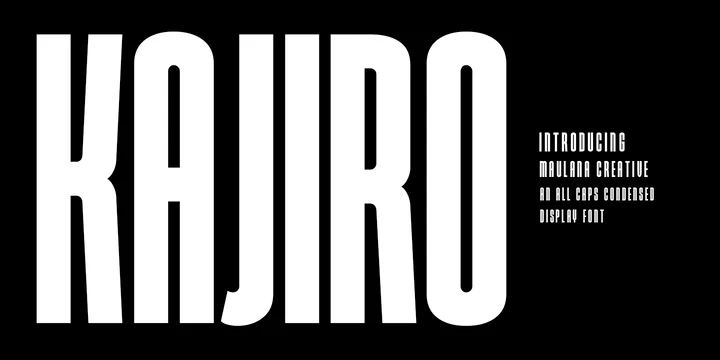 Kajiro Sans Condensed Font