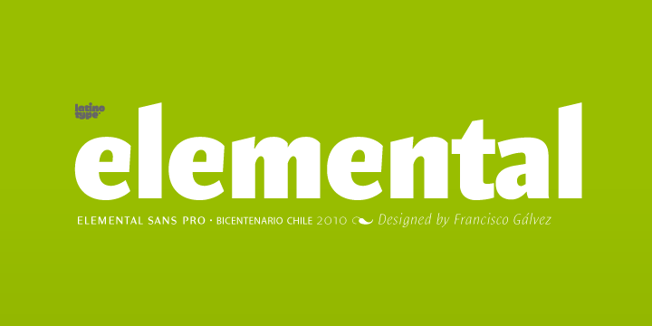 Elemental Sans Pro Font
