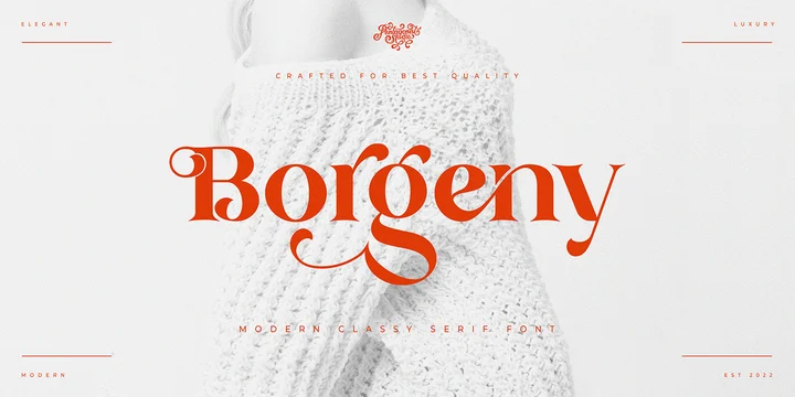 Borgeny Font