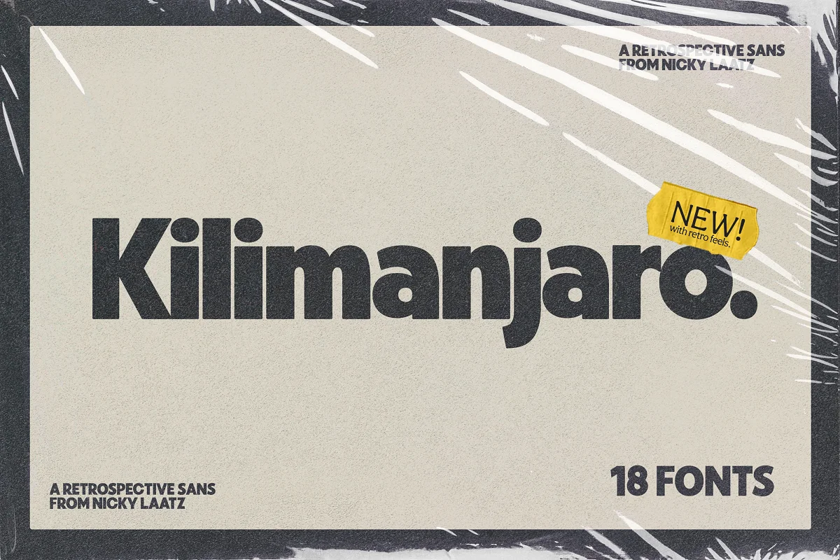 Kilimanjaro Sans Extra Tall Font