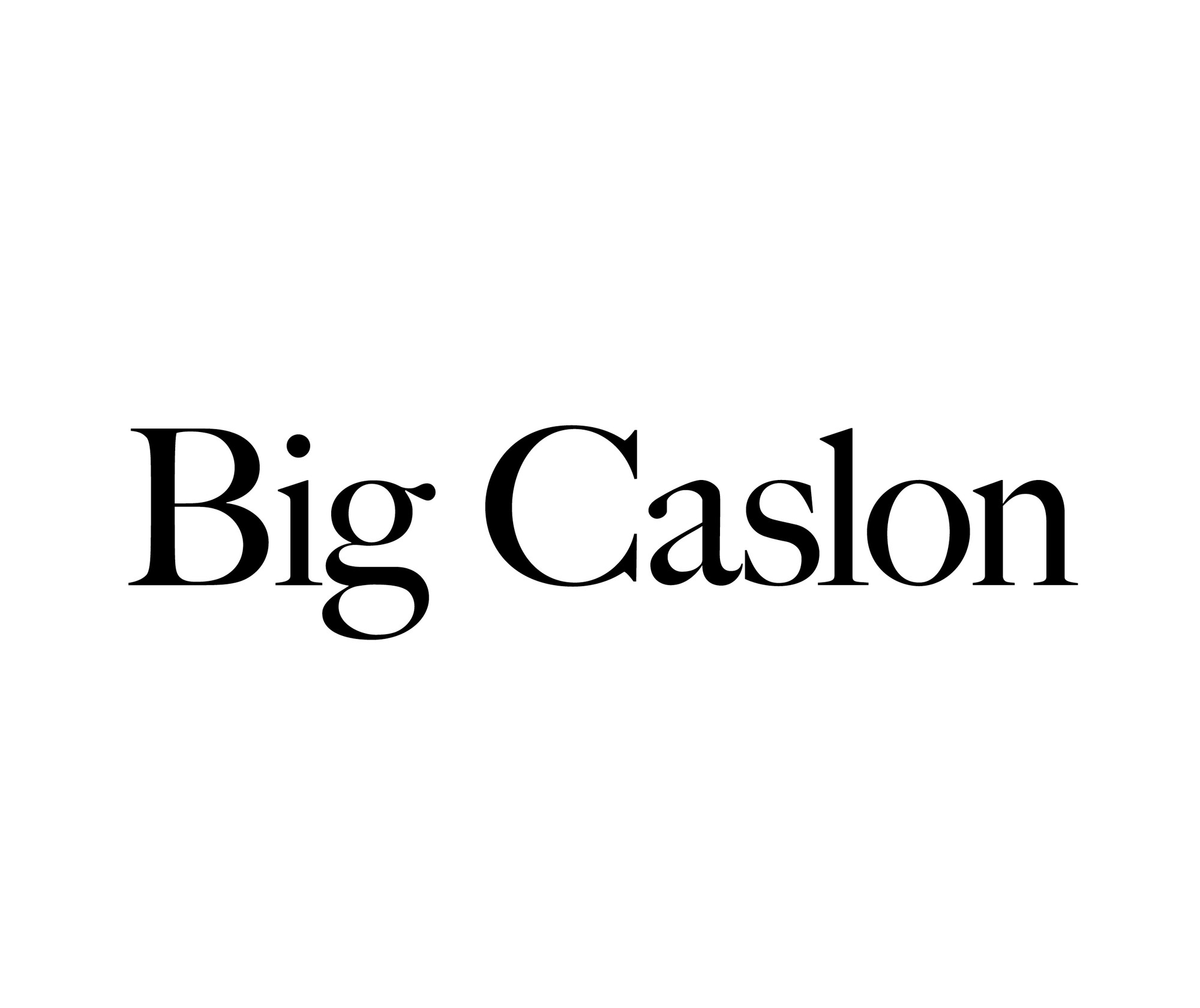 Big Caslon Font