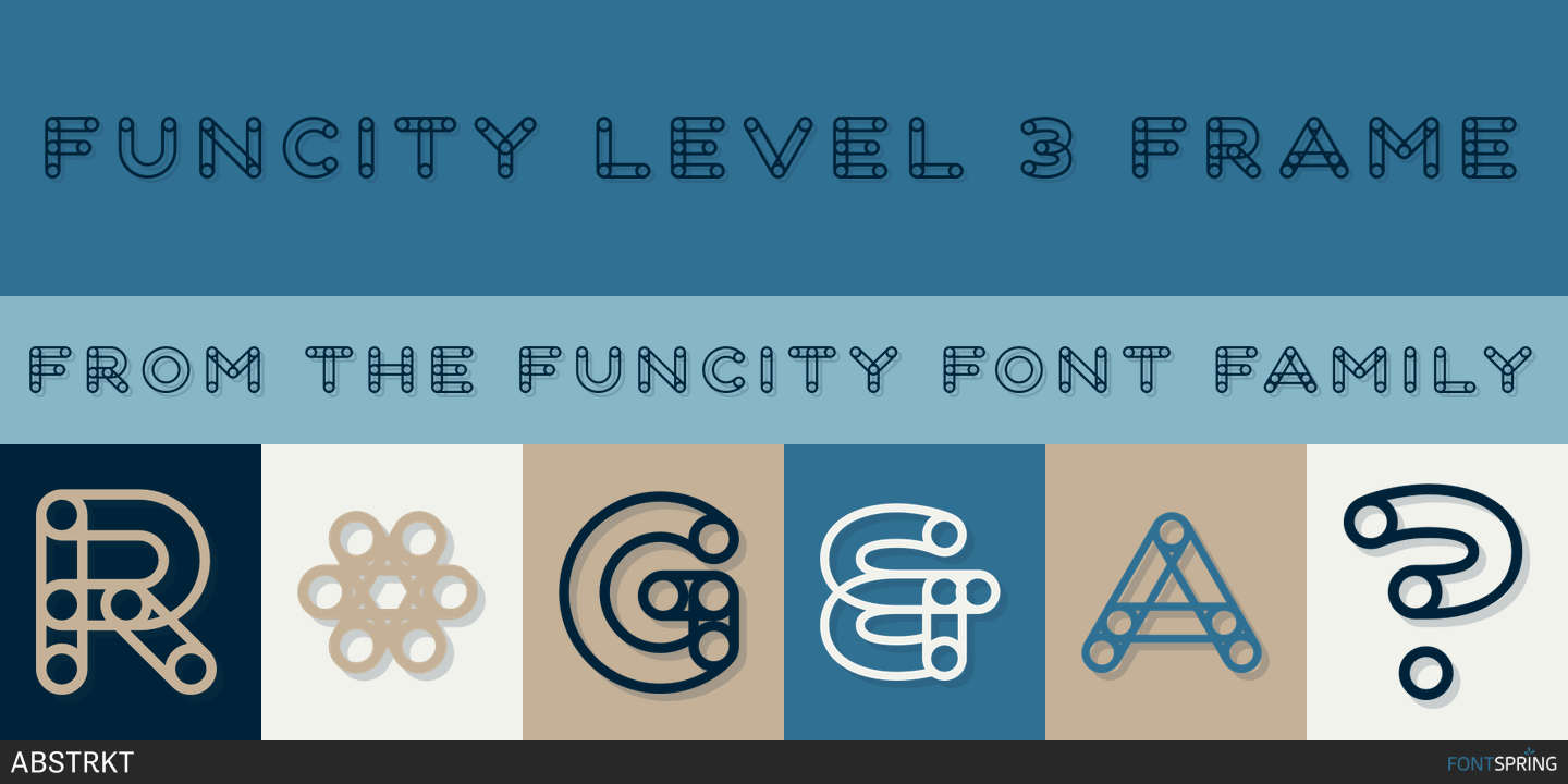 Fun City Level Font