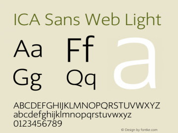 ICA Sans Web Font