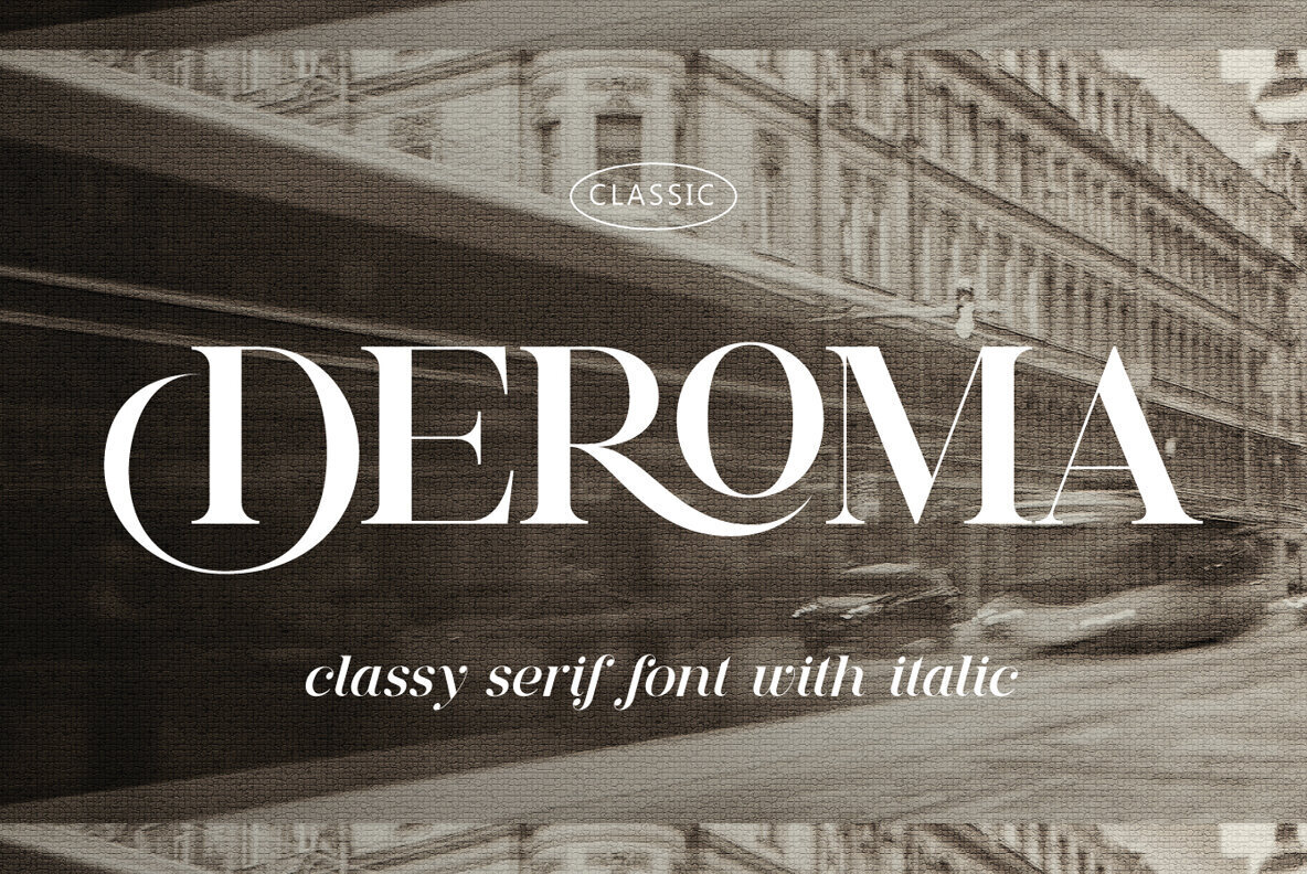 Deroma Serif Font