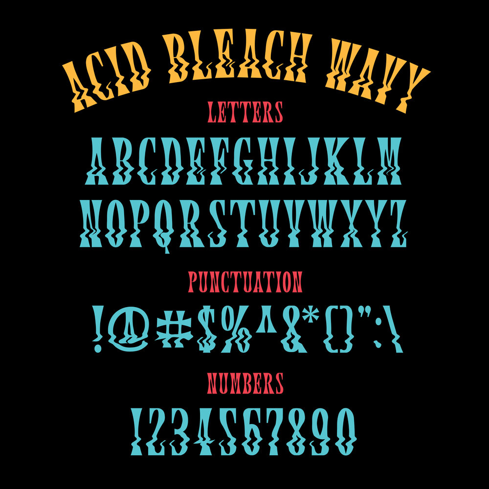 Acid Bleach Font