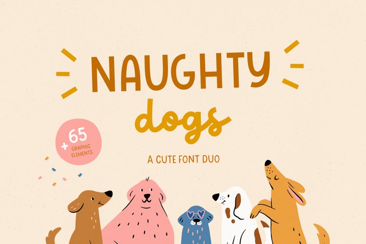 Naughty dogs Font