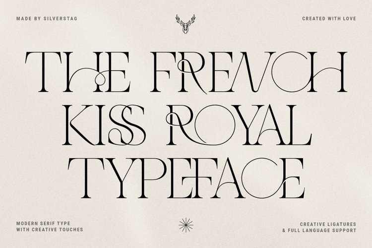 The French Kiss Royal Font