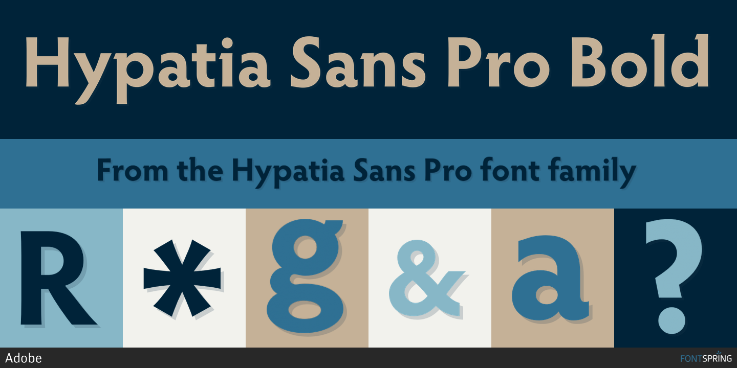 Hypatia Sans Pro Font