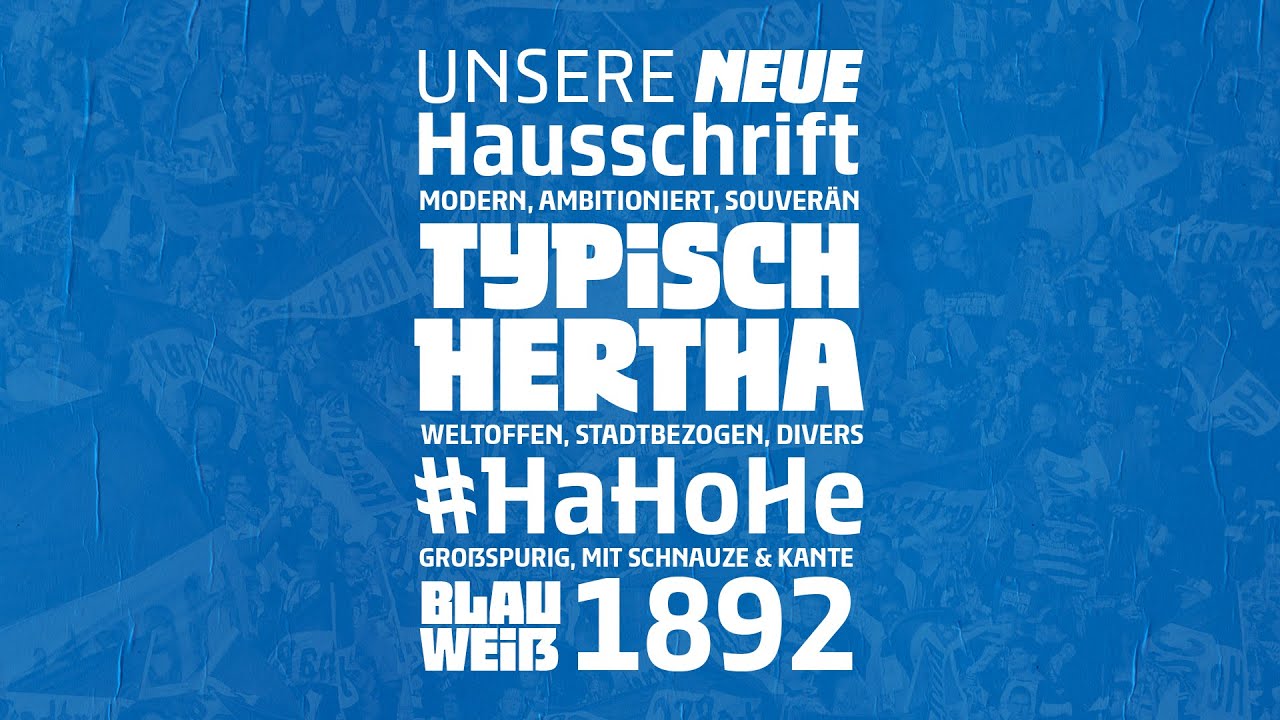 Hertha BSC Font