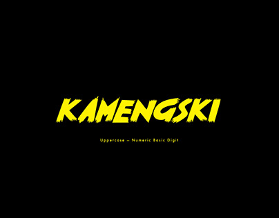 Kamengski Font