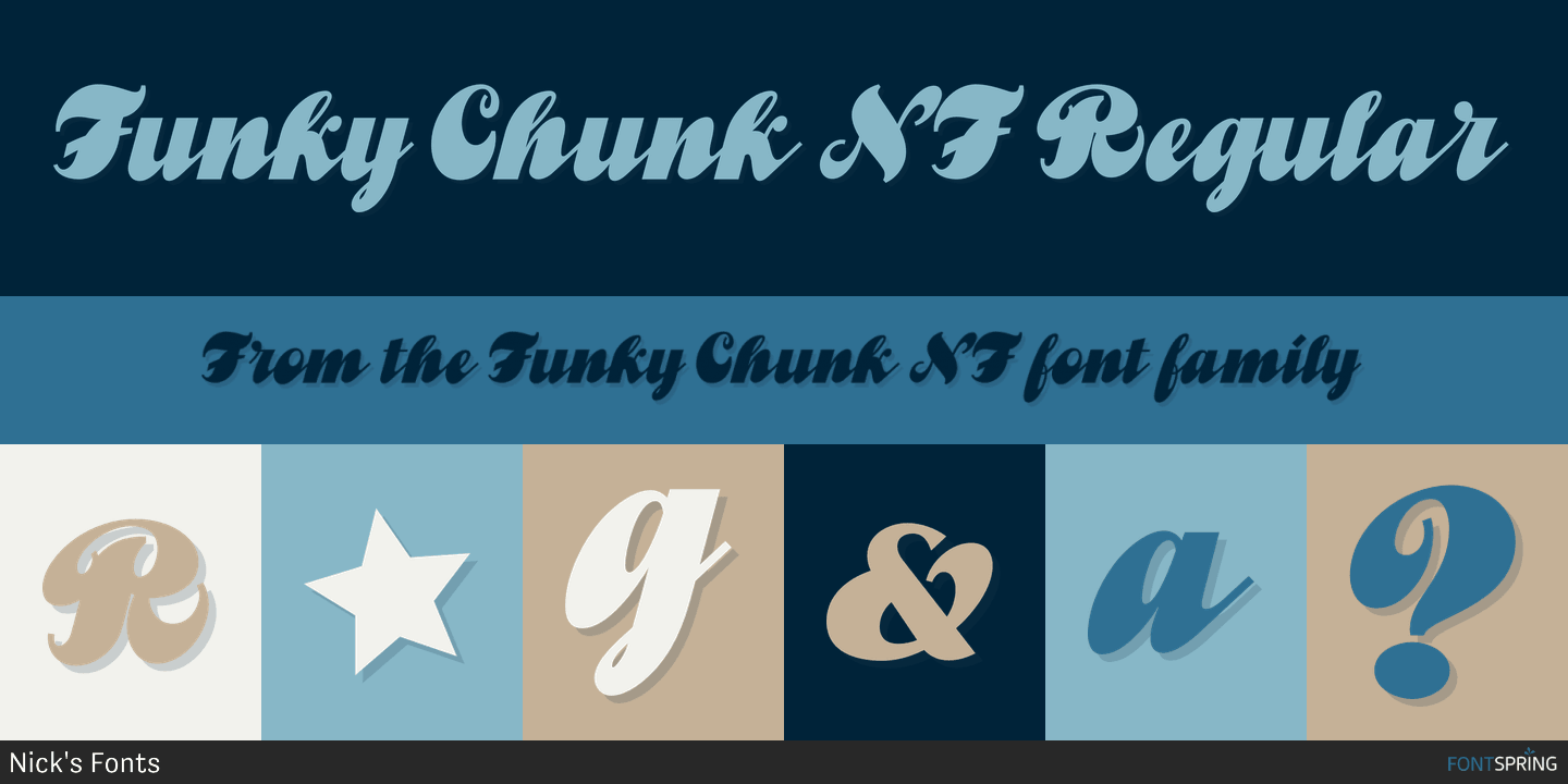 Funky Chunk NF Font