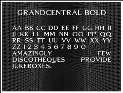 Grand Central Font
