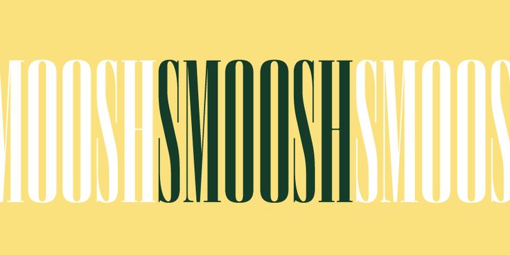 Smoosh Font