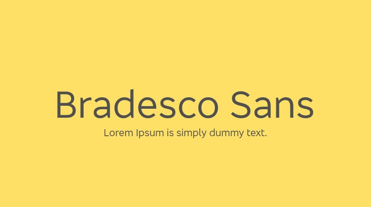 Bradesco Sans Font