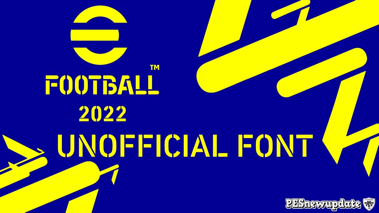 eFootball Font