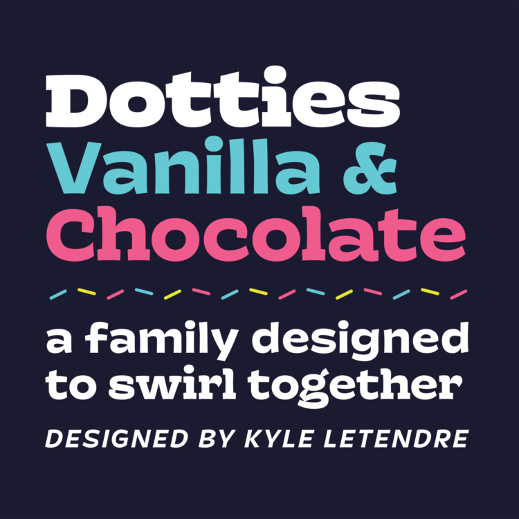 Dotties Chocolate Font