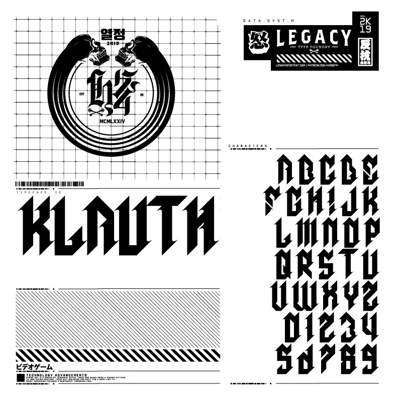Klauth Font
