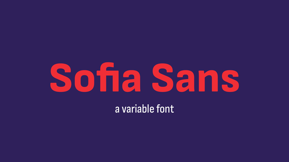Sofia Sans Font