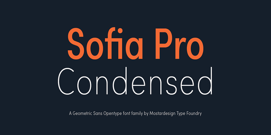 Sofia Sans Condensed Font