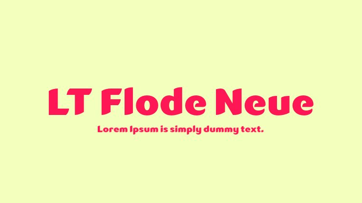 LT Flode Neue Font