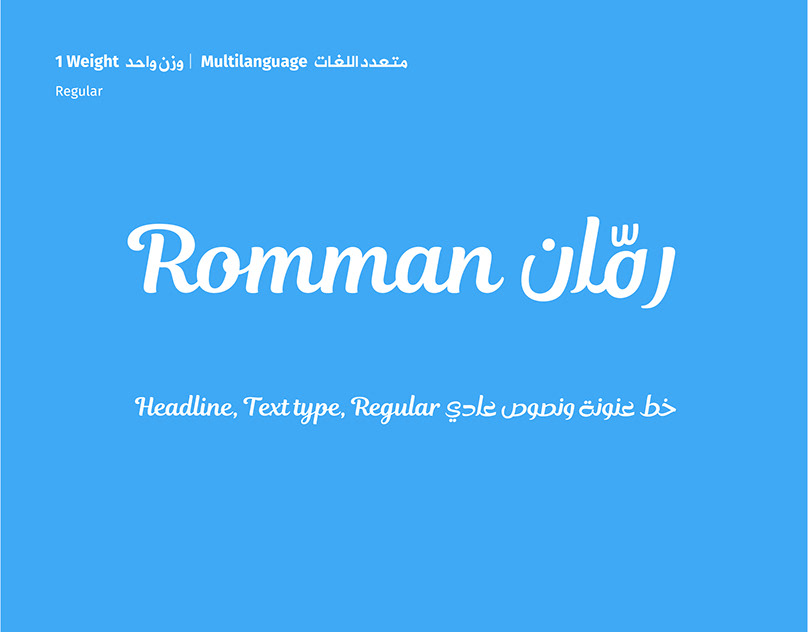 RTL Romman Font