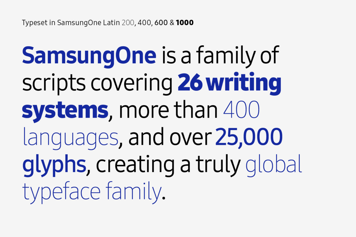 Samsung One Thai Font