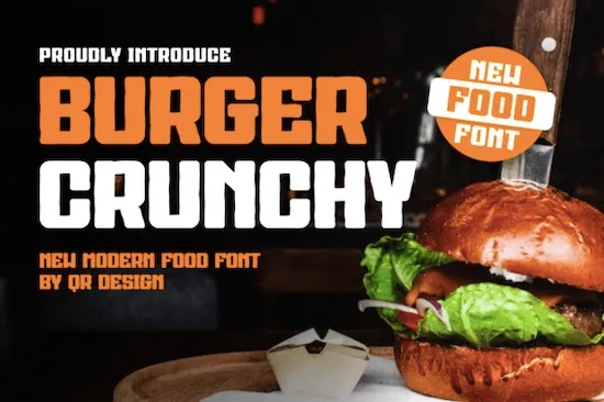Burger Crunchy Font