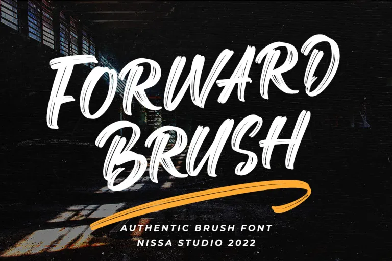 Forward Brush Font