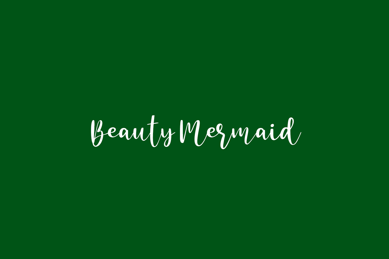 Beauty Mermaid Font
