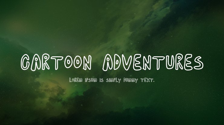 Cartoon Adventure Font