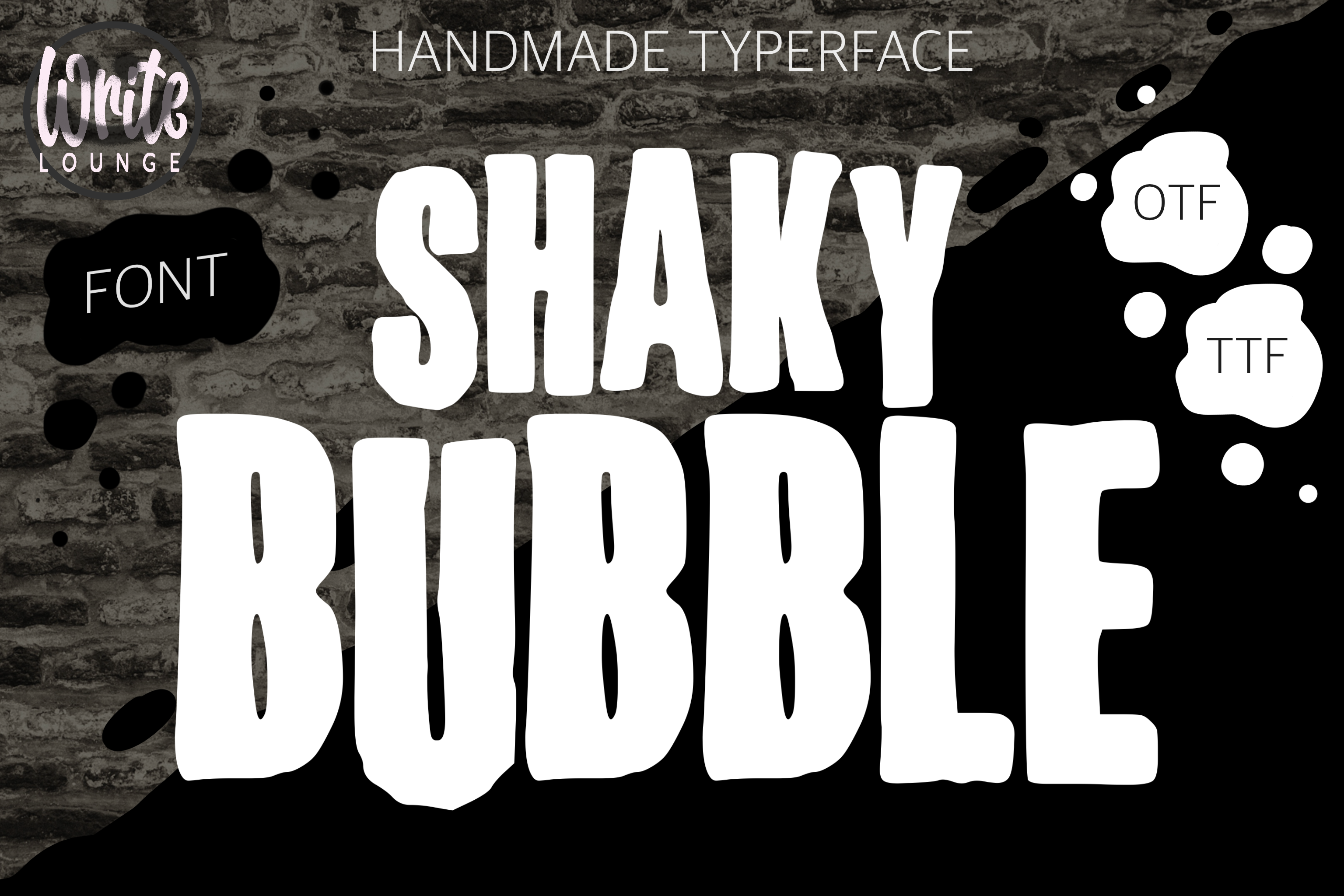 Shaky Bubble Font
