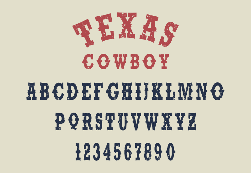 Texas Cowboy Font