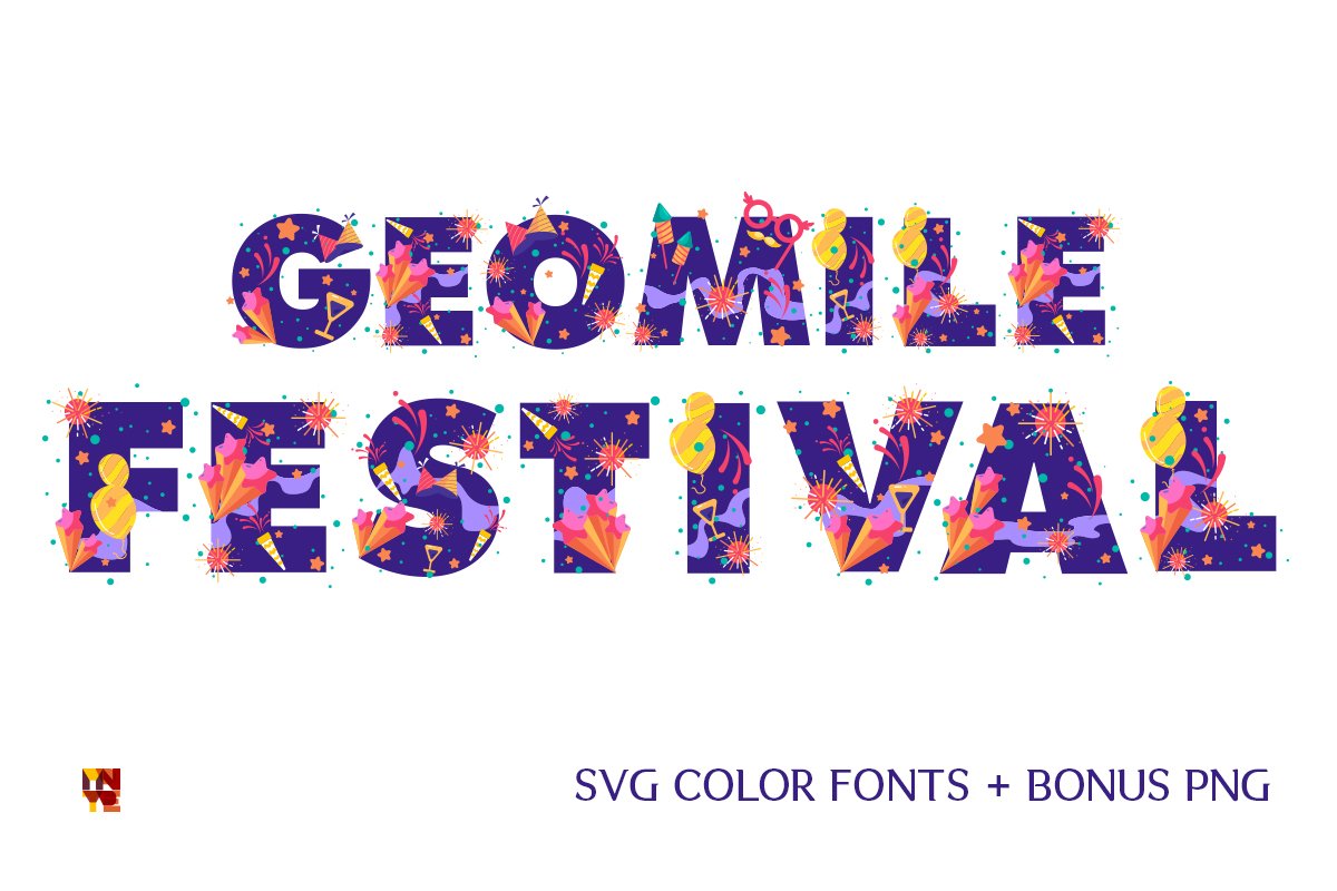 Geomile Festival Font