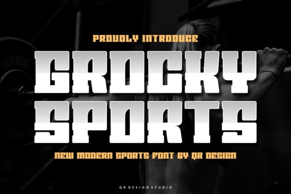 Grocky Sports Font