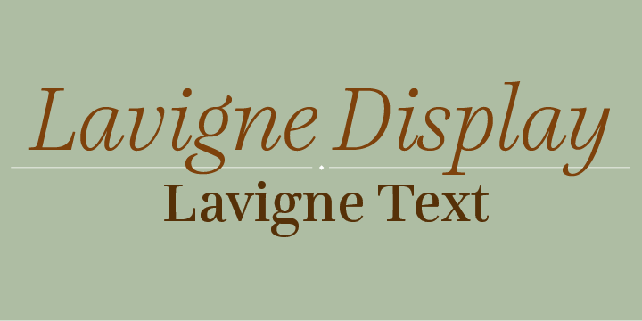 Lavigne Font