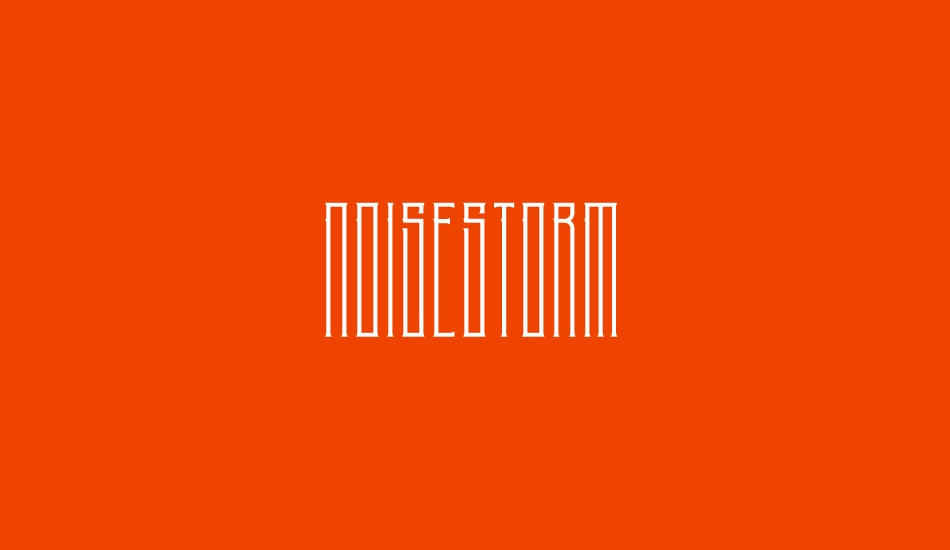 NoiseStorm Font