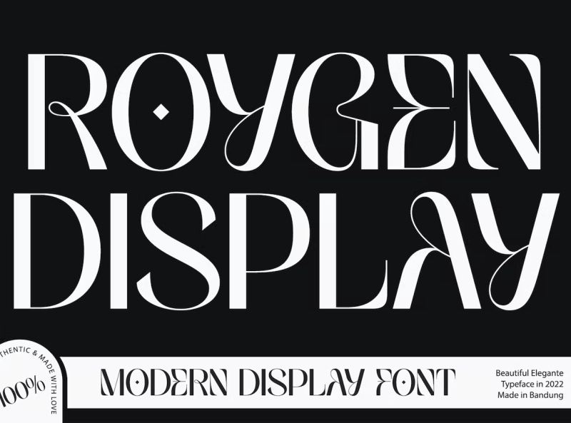 Roygen Display Font