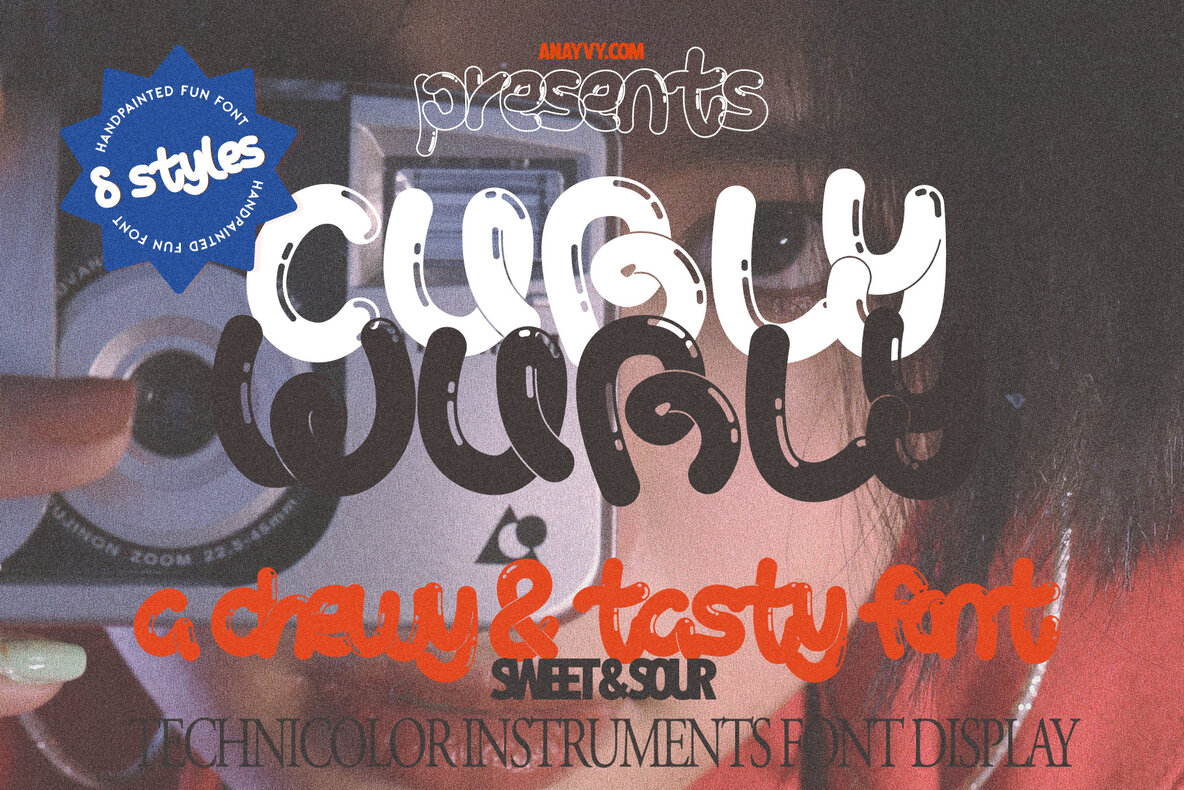 Curly Wurly Font