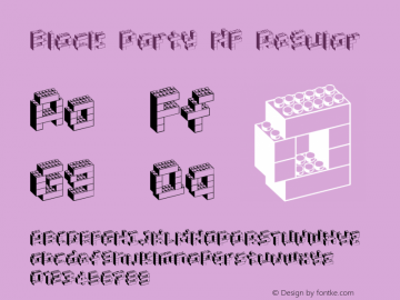 Block Party NF Font