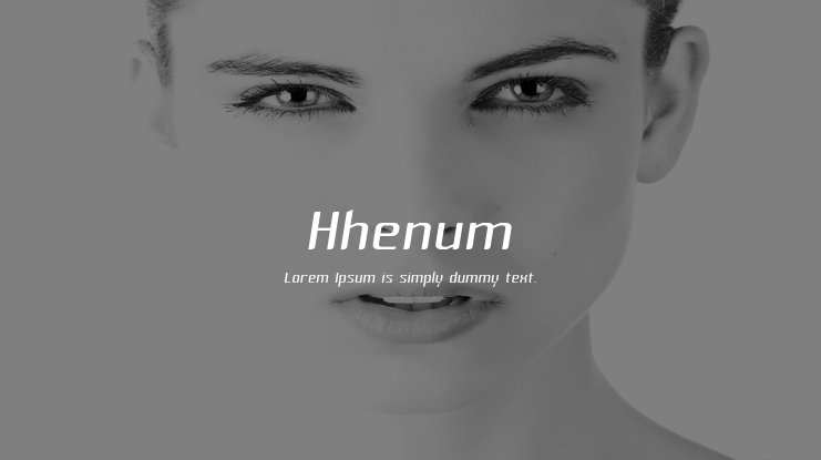 Hhenum Font