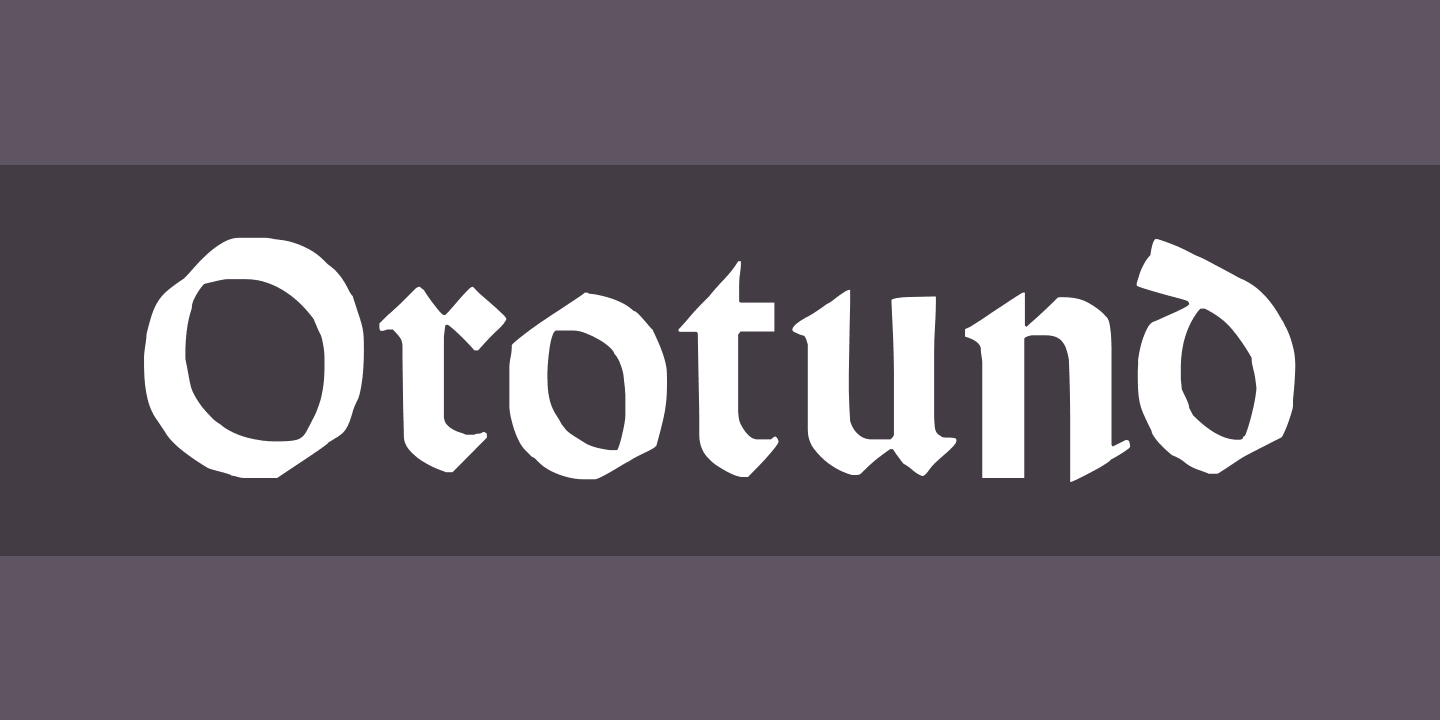 Orotund Font