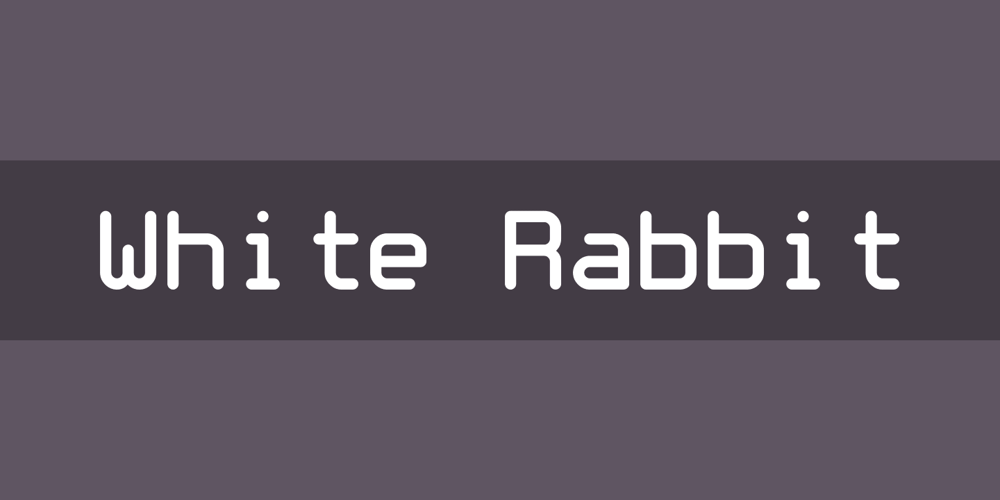 White Rabbit Font