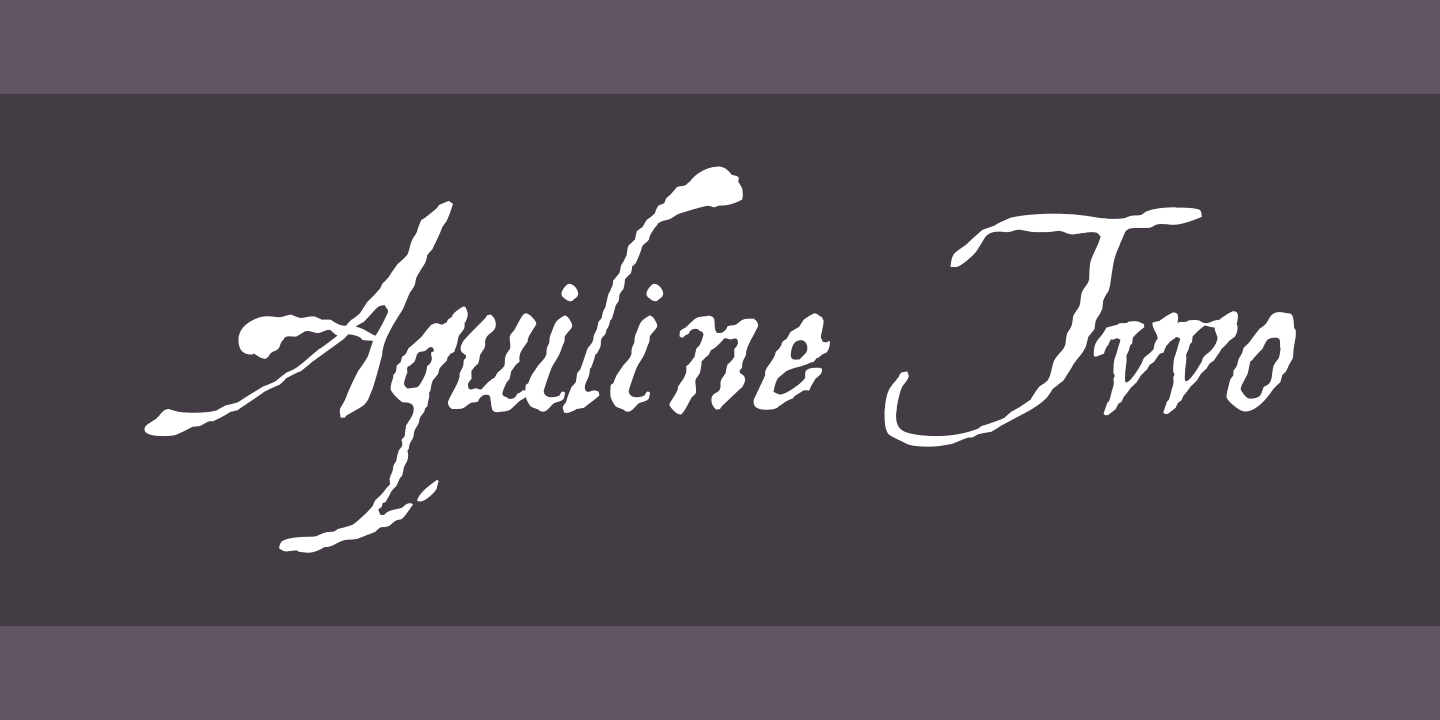 Aquiline Two Font