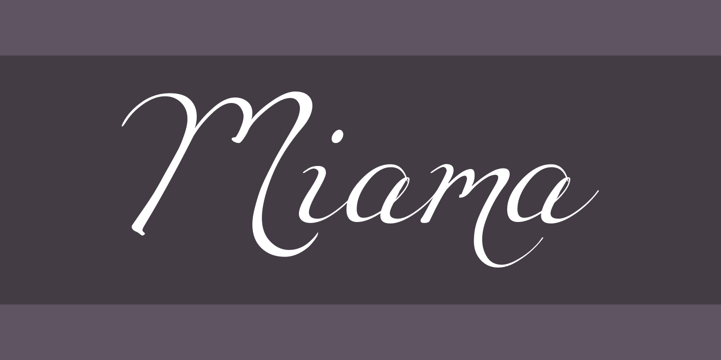 Miama Font