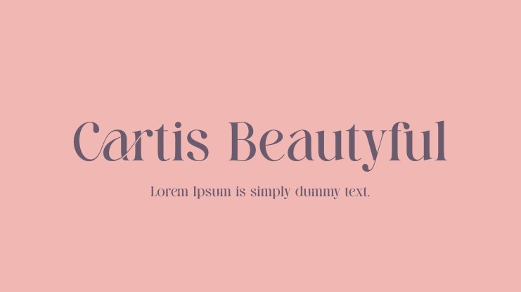 Cartis Beautyful Font