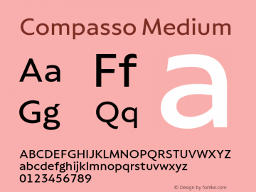 Compasso Extended Font