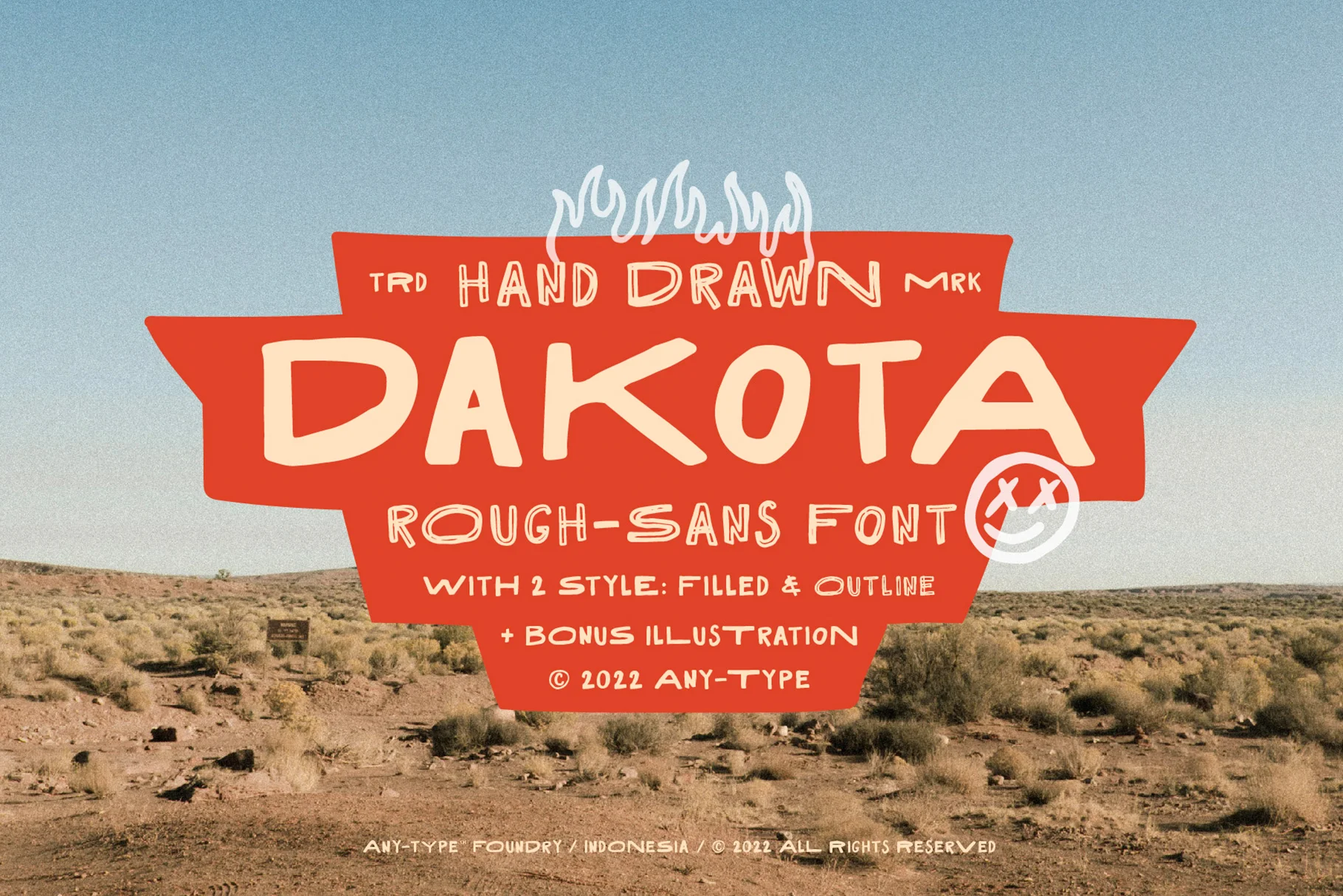 Dakota Rough Font