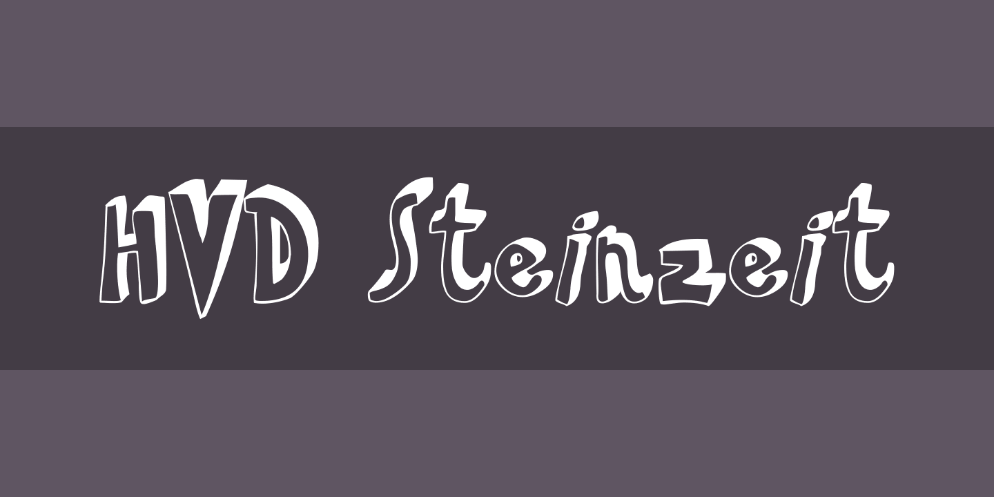 HVD Steinzeit Font
