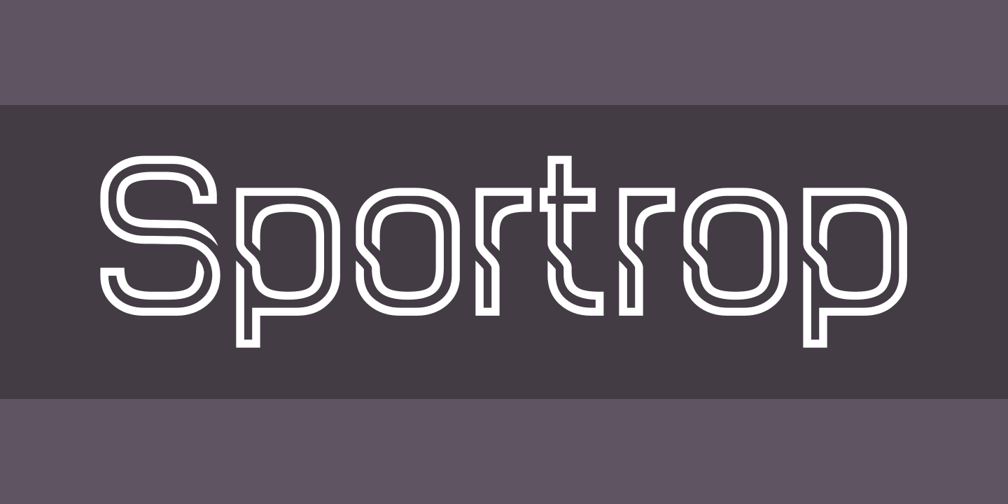 Sportrop Font